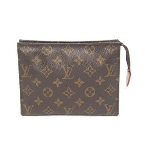 LOUIS VUITTON Brown Monogram Pouch